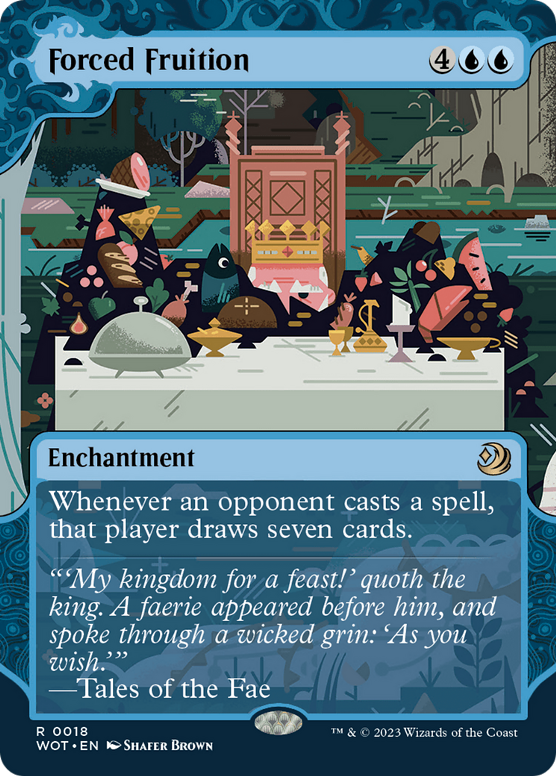 Forced Fruition — Wilds of Eldraine: Enchanting Tales — Magic: The Gathering