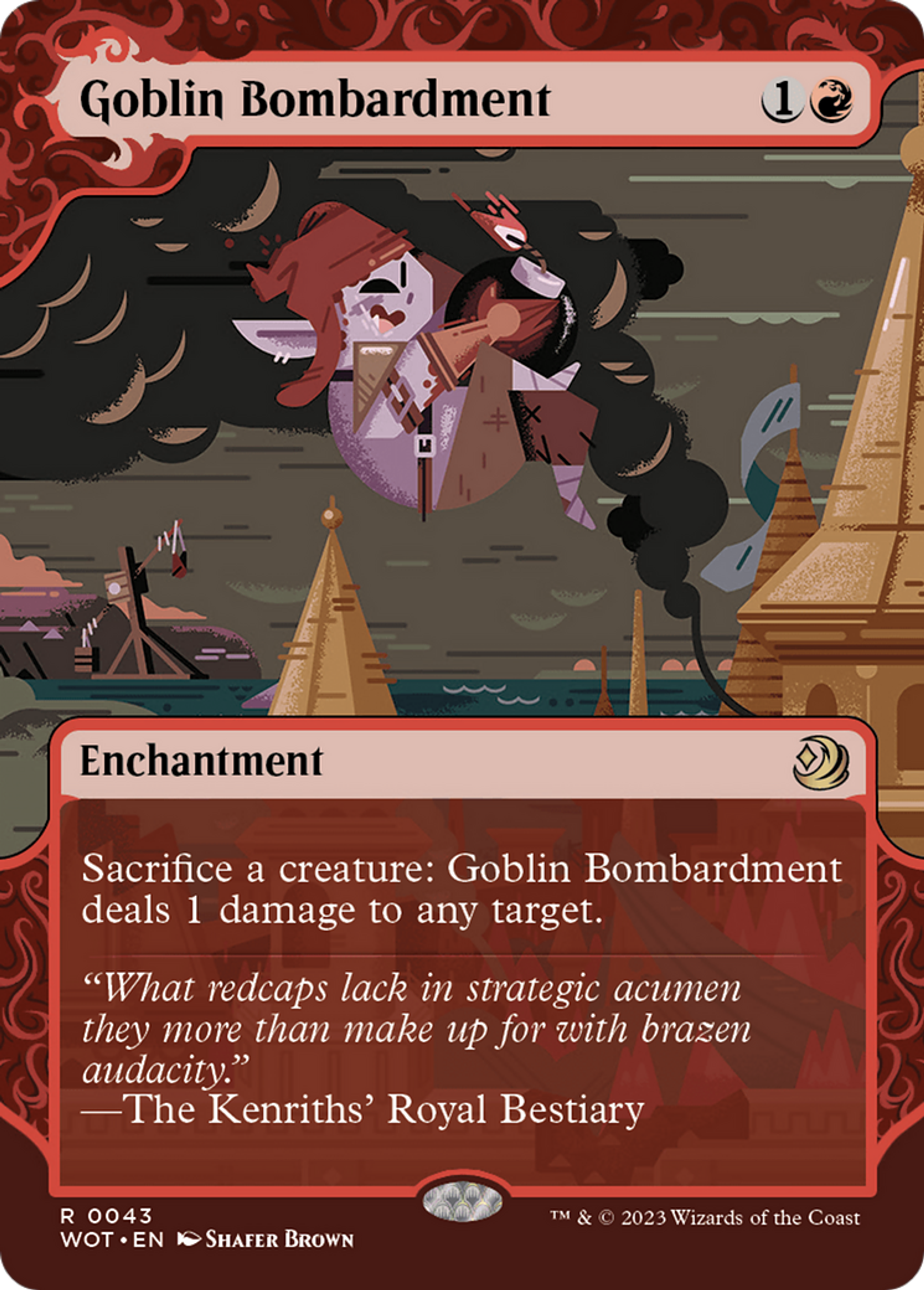Bombardement des gobelins — Wilds of Eldraine: Enchanting Tales — Magic: The Gathering