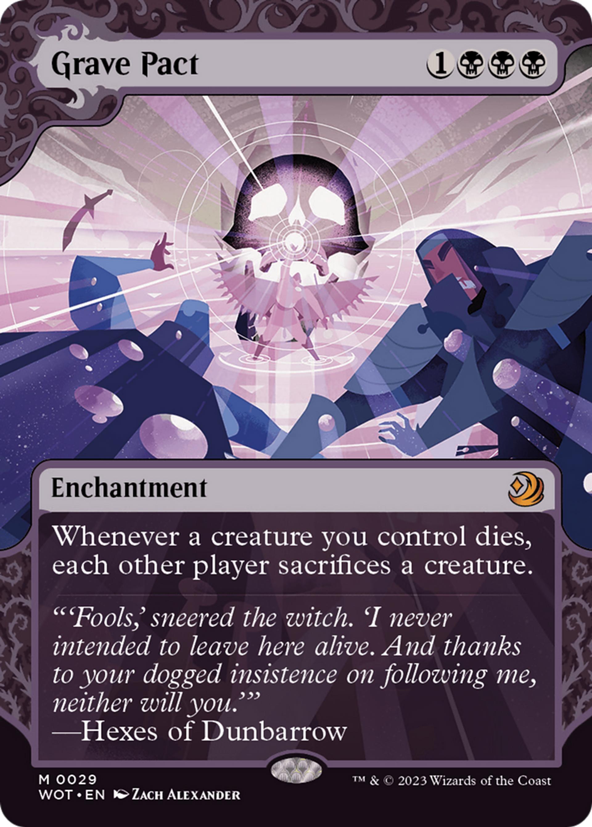 Pacte de la tombe — Wilds of Eldraine: Enchanting Tales — Magic: The Gathering