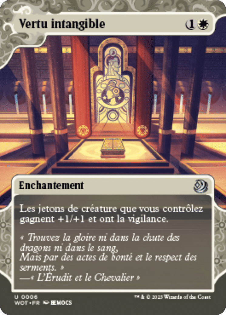 Vertu intangible — Wilds of Eldraine: Enchanting Tales — Magic: The Gathering