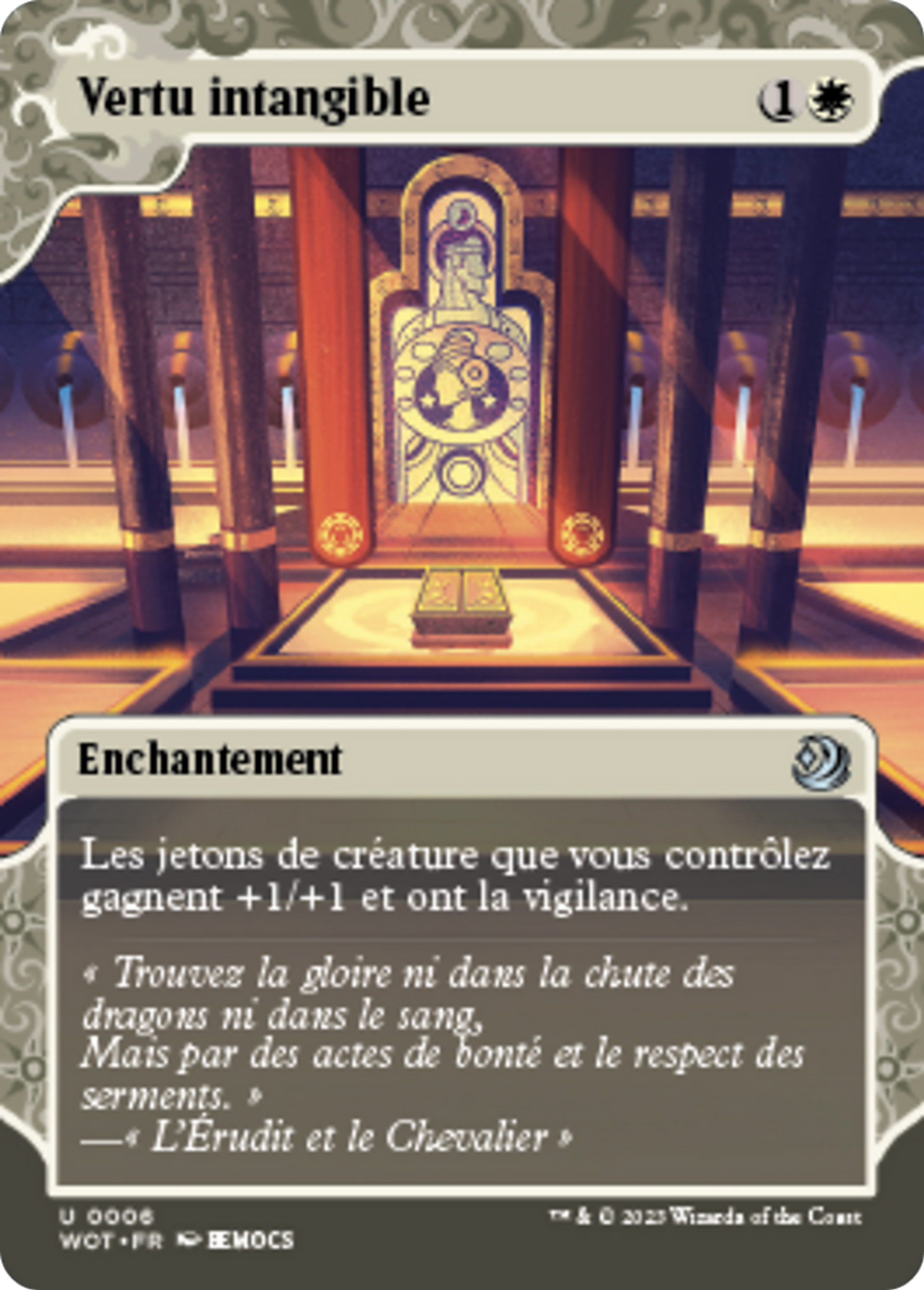 Vertu intangible — Wilds of Eldraine: Enchanting Tales — Magic: The Gathering