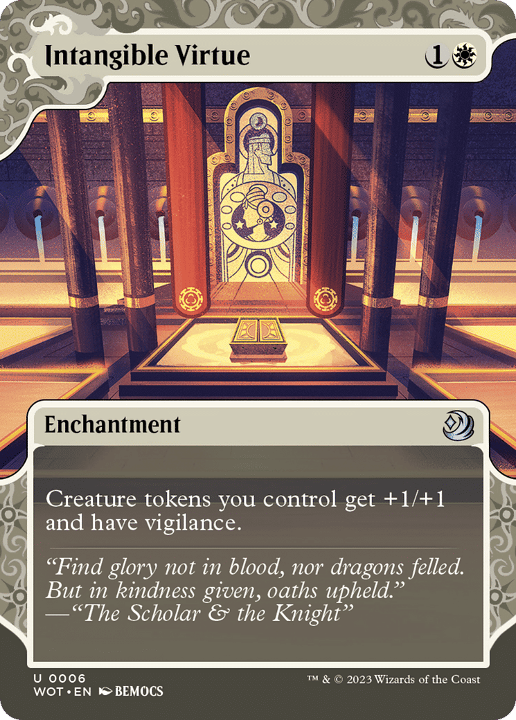Intangible Virtue — Wilds of Eldraine: Enchanting Tales — Magic: The Gathering