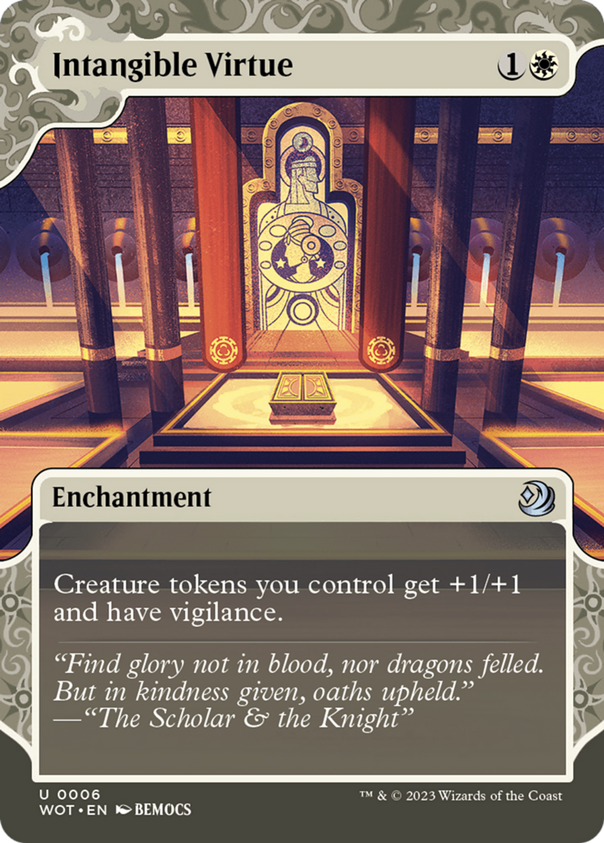 Intangible Virtue — Wilds of Eldraine: Enchanting Tales — Magic: The Gathering