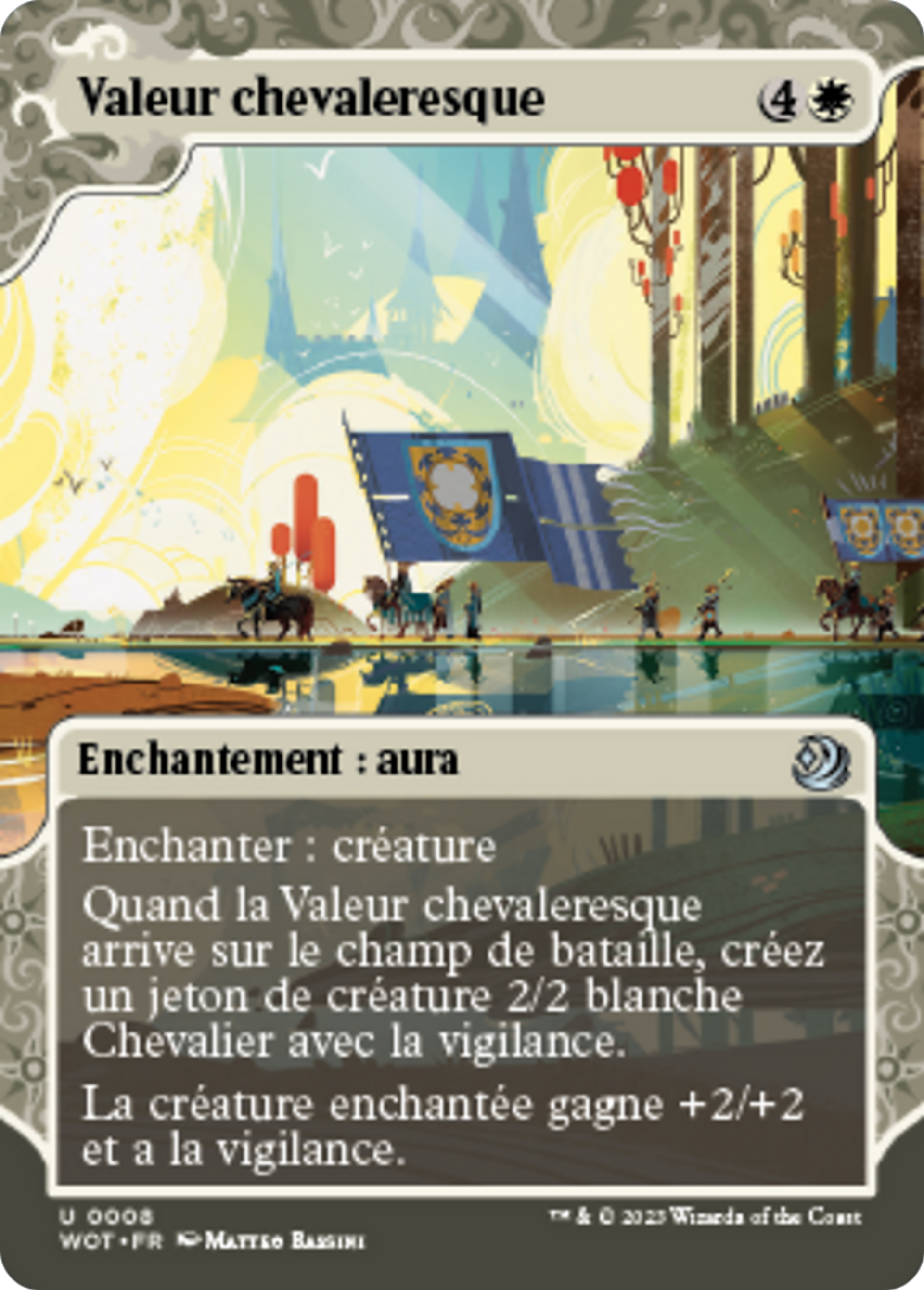 Valeur chevaleresque — Wilds of Eldraine: Enchanting Tales — Magic: The Gathering
