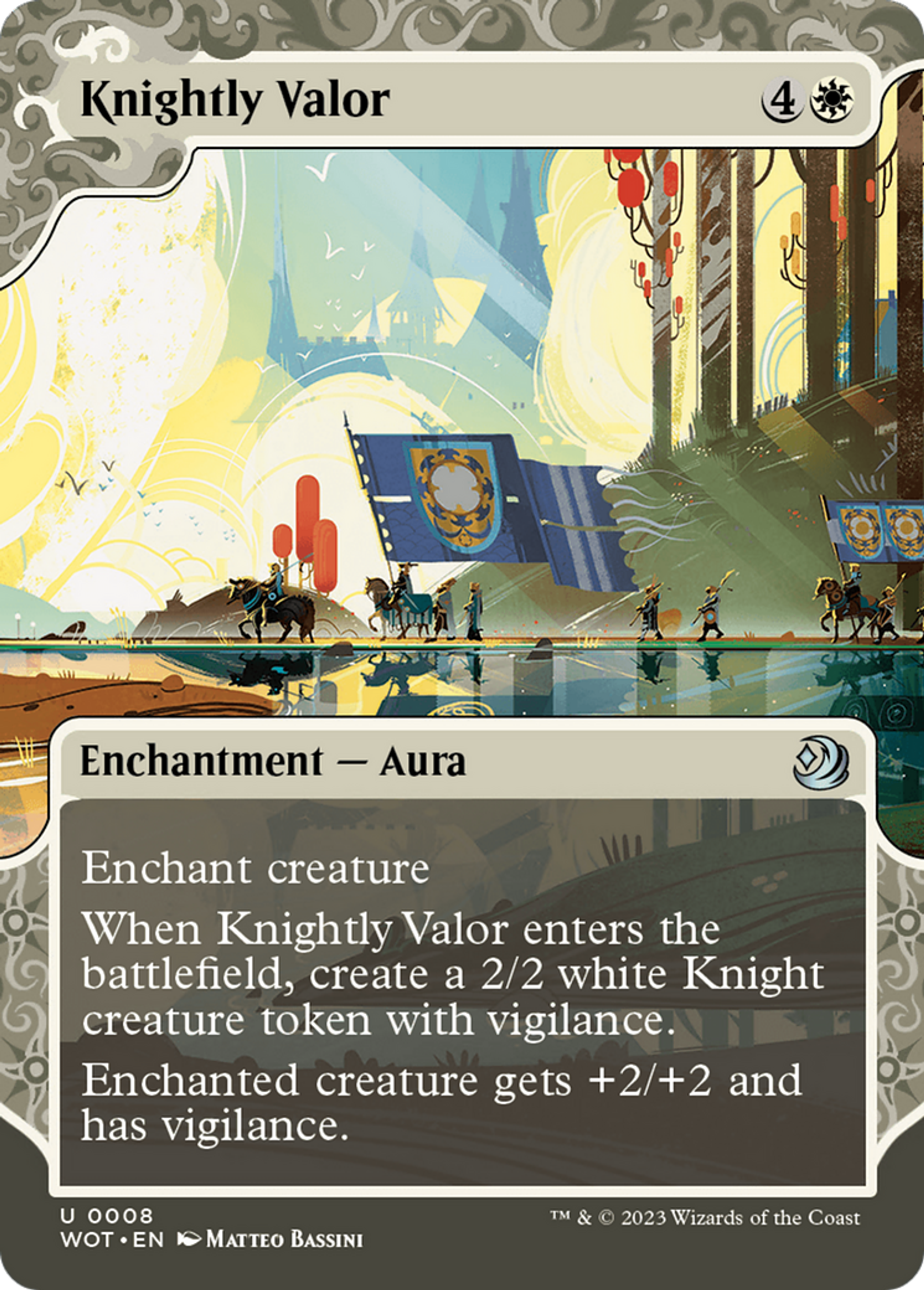 Knightly Valor — Wilds of Eldraine: Enchanting Tales — Magic: The Gathering