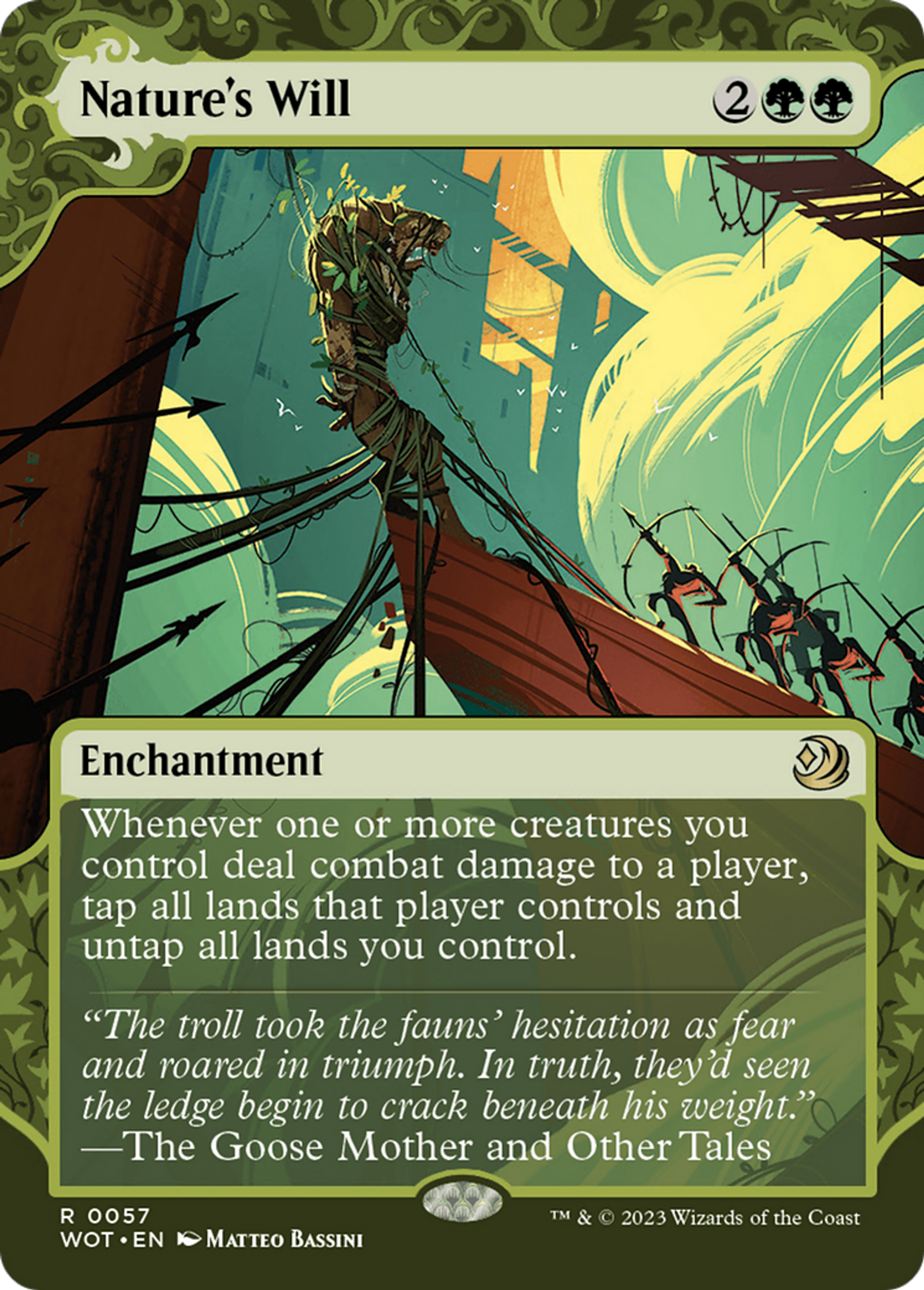 Volonté de la nature — Wilds of Eldraine: Enchanting Tales — Magic: The Gathering