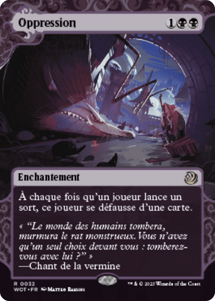 Oppression — Wilds of Eldraine: Enchanting Tales — Magic: The Gathering