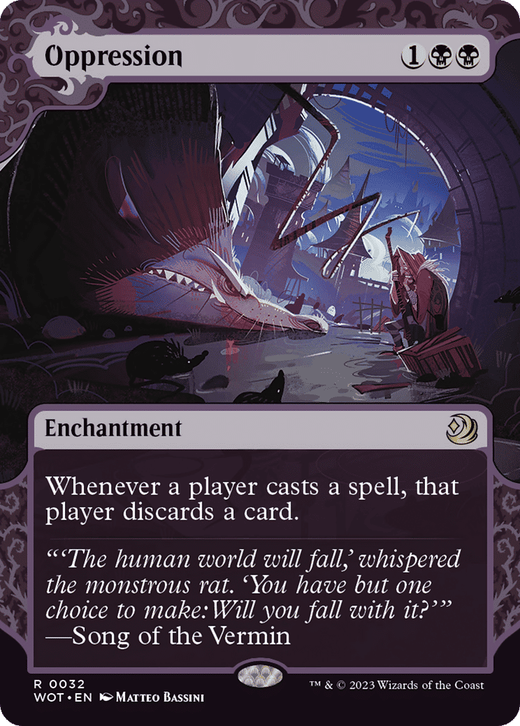 Oppression — Wilds of Eldraine: Enchanting Tales — Magic: The Gathering