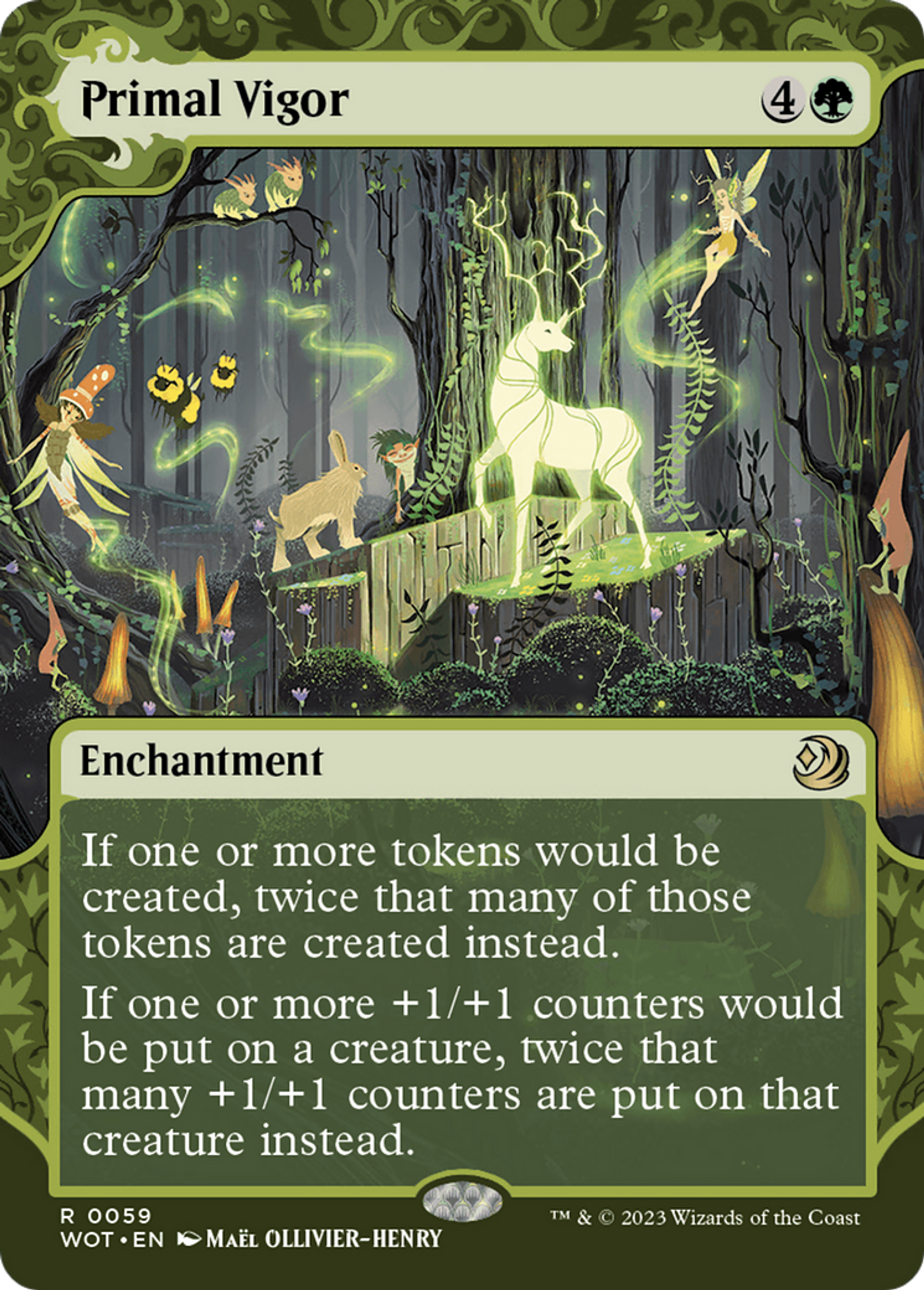 Vigueur primordiale — Wilds of Eldraine: Enchanting Tales — Magic: The Gathering