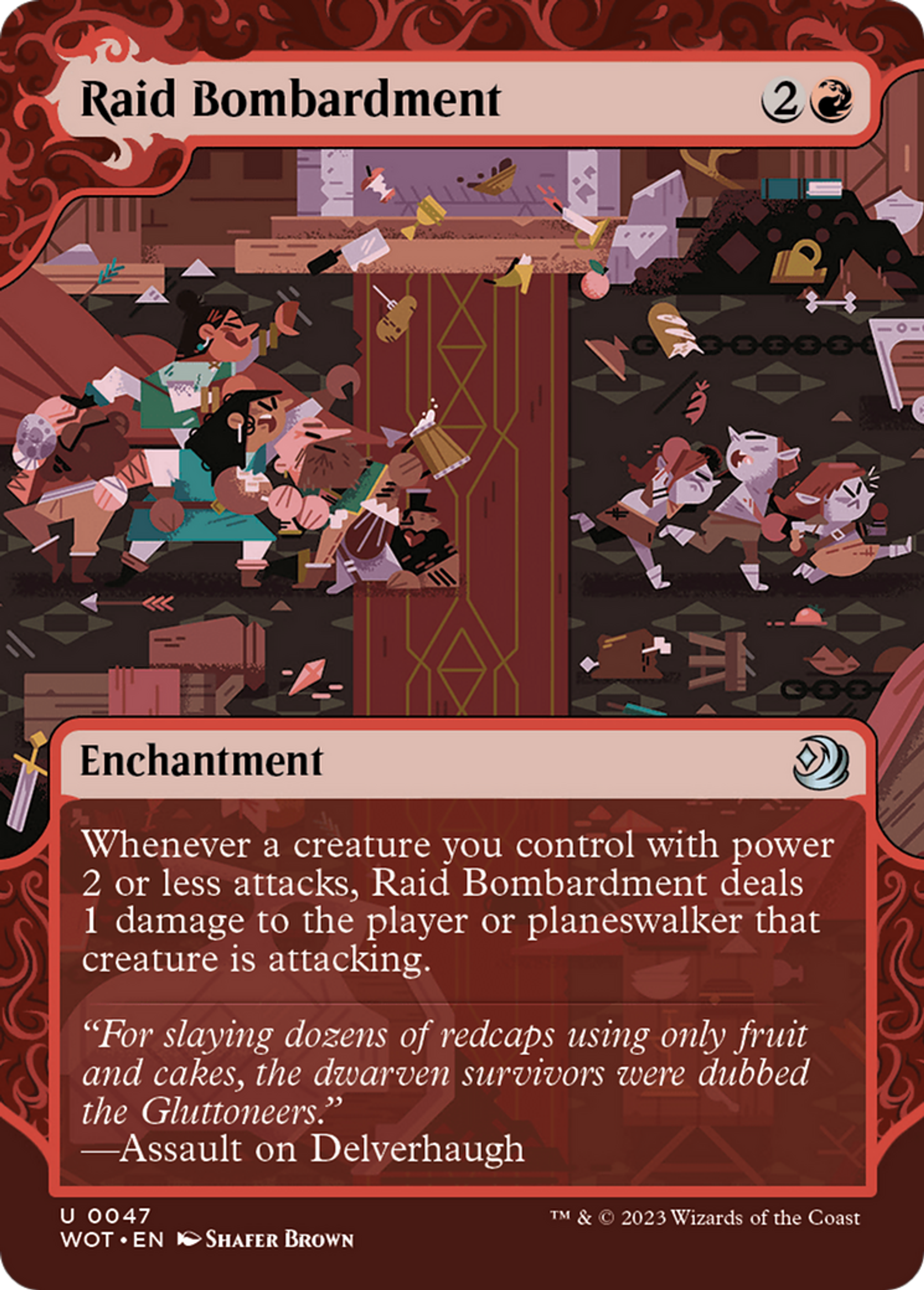 Bombardement d'assaut — Wilds of Eldraine: Enchanting Tales — Magic: The Gathering