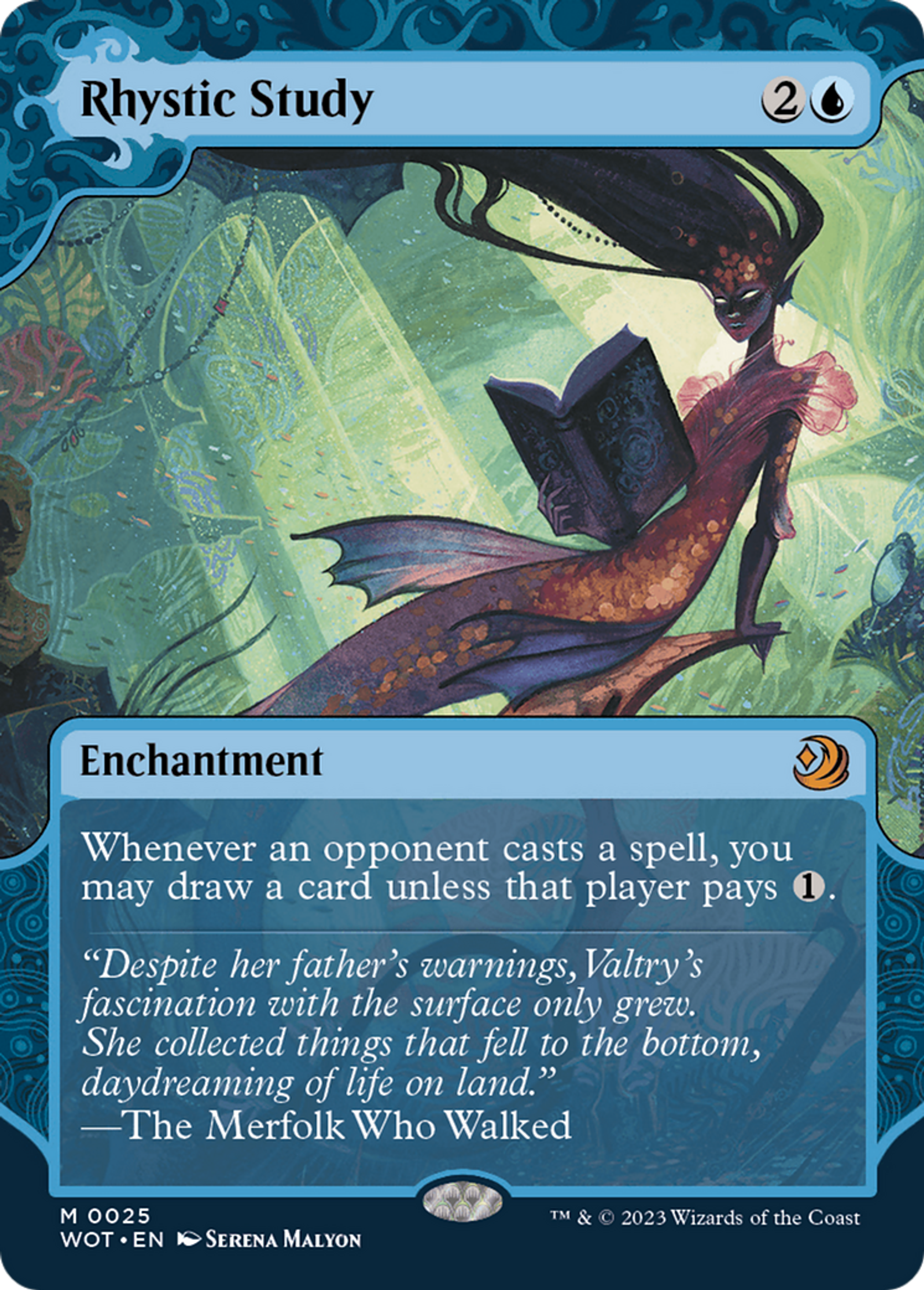 Rhystic Study — Wilds of Eldraine: Enchanting Tales — Magic: The Gathering