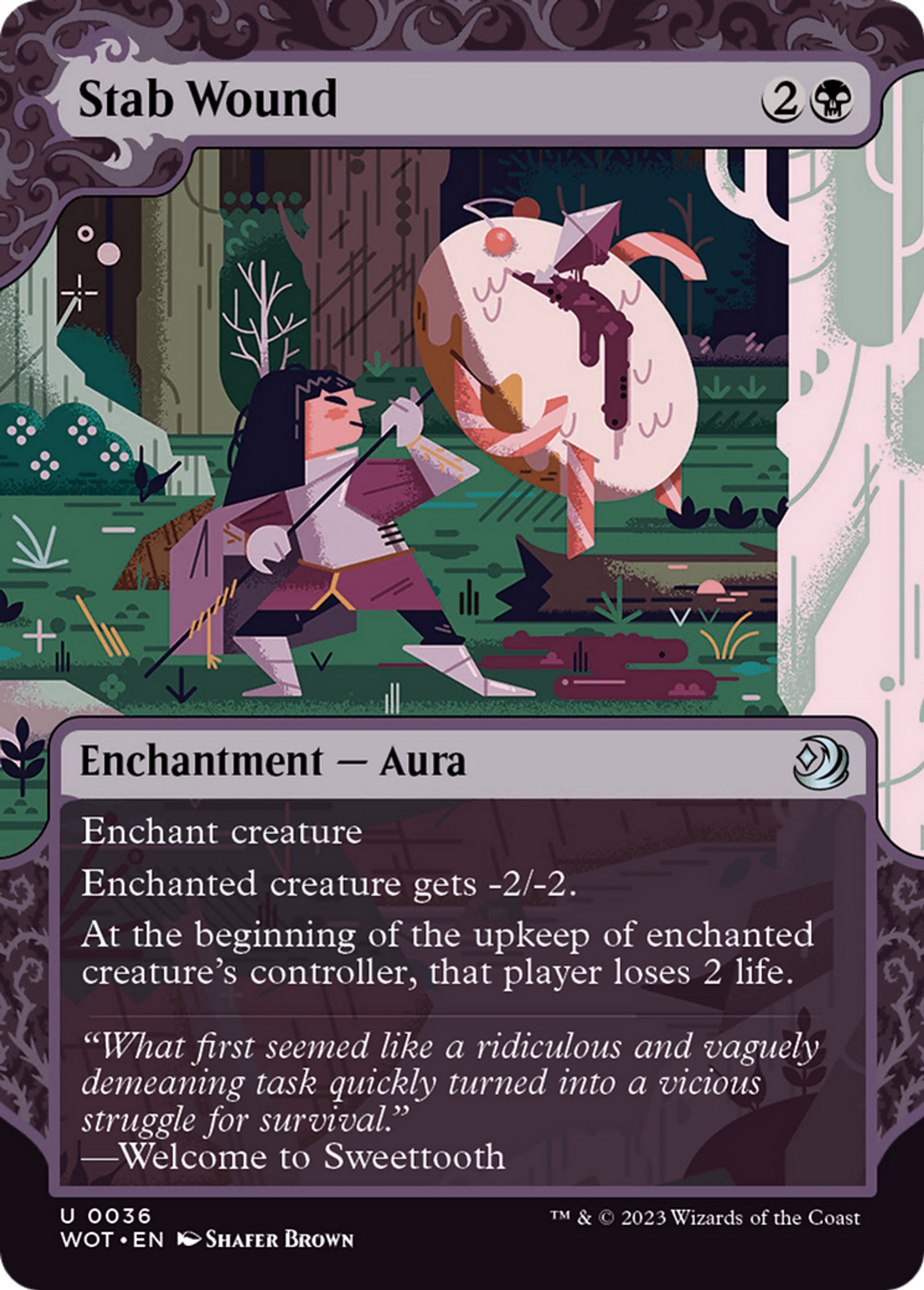 Stab Wound — Wilds of Eldraine: Enchanting Tales — Magic: The Gathering
