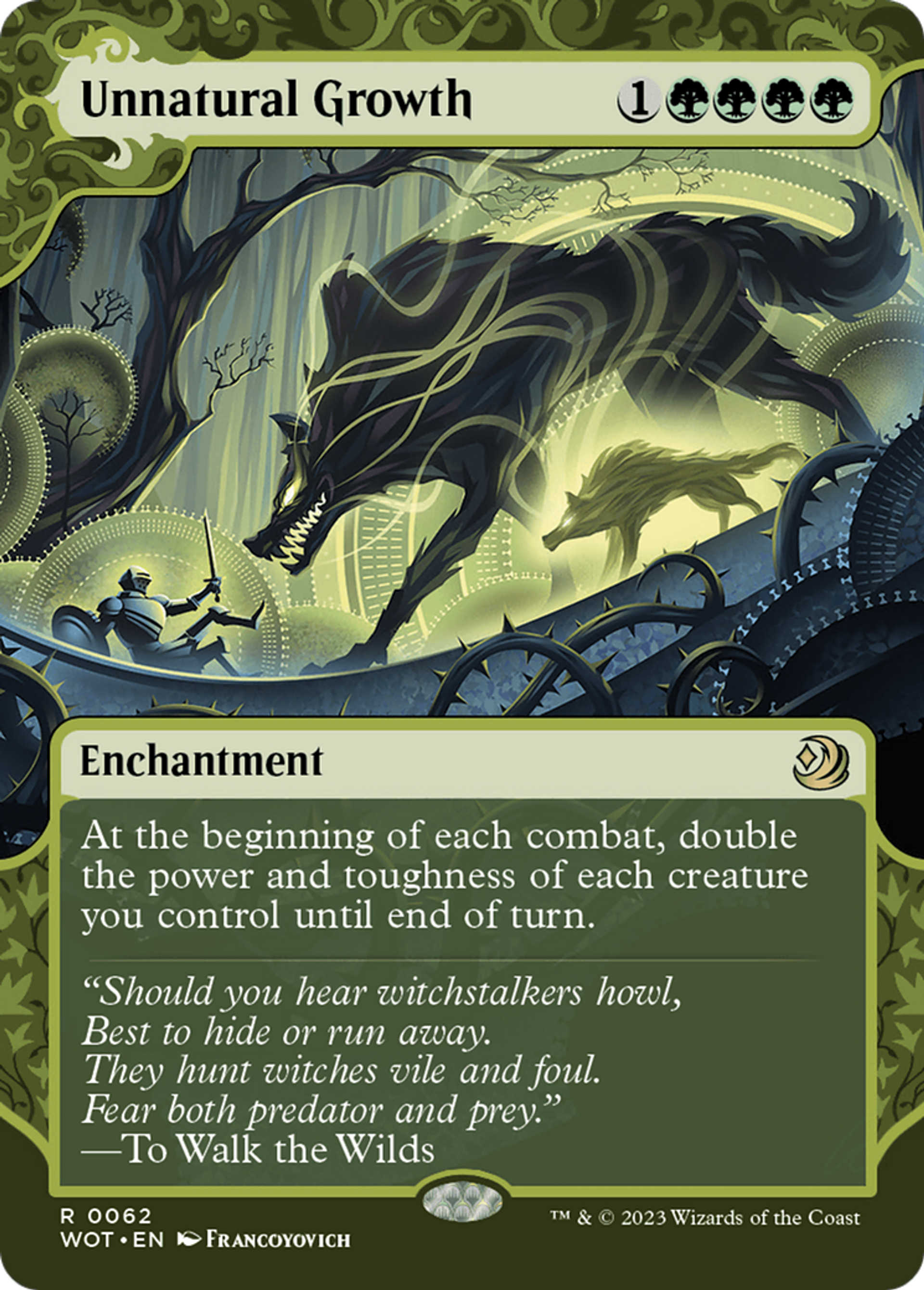 Croissance surnaturelle — Wilds of Eldraine: Enchanting Tales — Magic: The Gathering