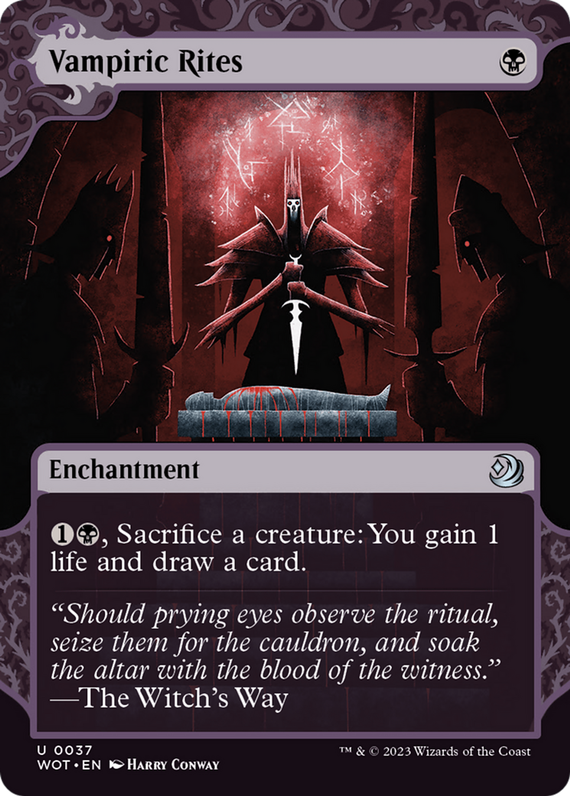 Sacres vampiriques — Wilds of Eldraine: Enchanting Tales — Magic: The Gathering