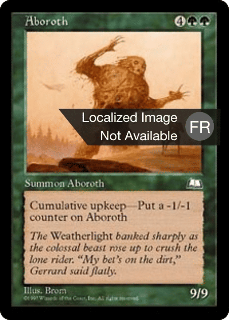 Aboroth — Weatherlight — Magic: The Gathering