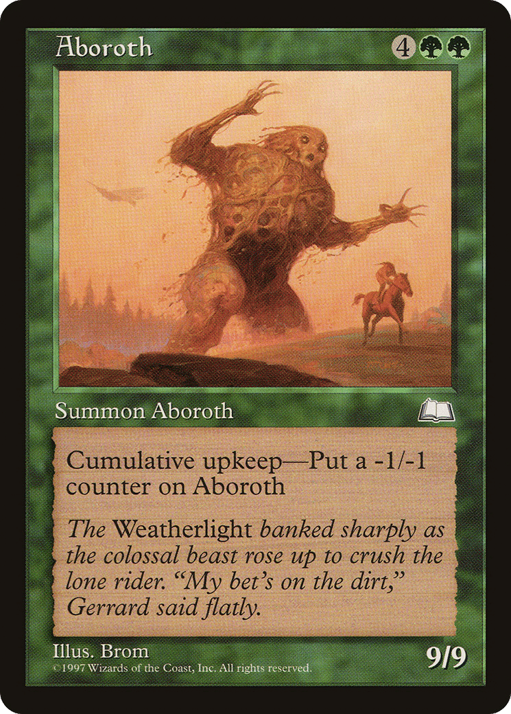 Aboroth — Weatherlight — Magic: The Gathering