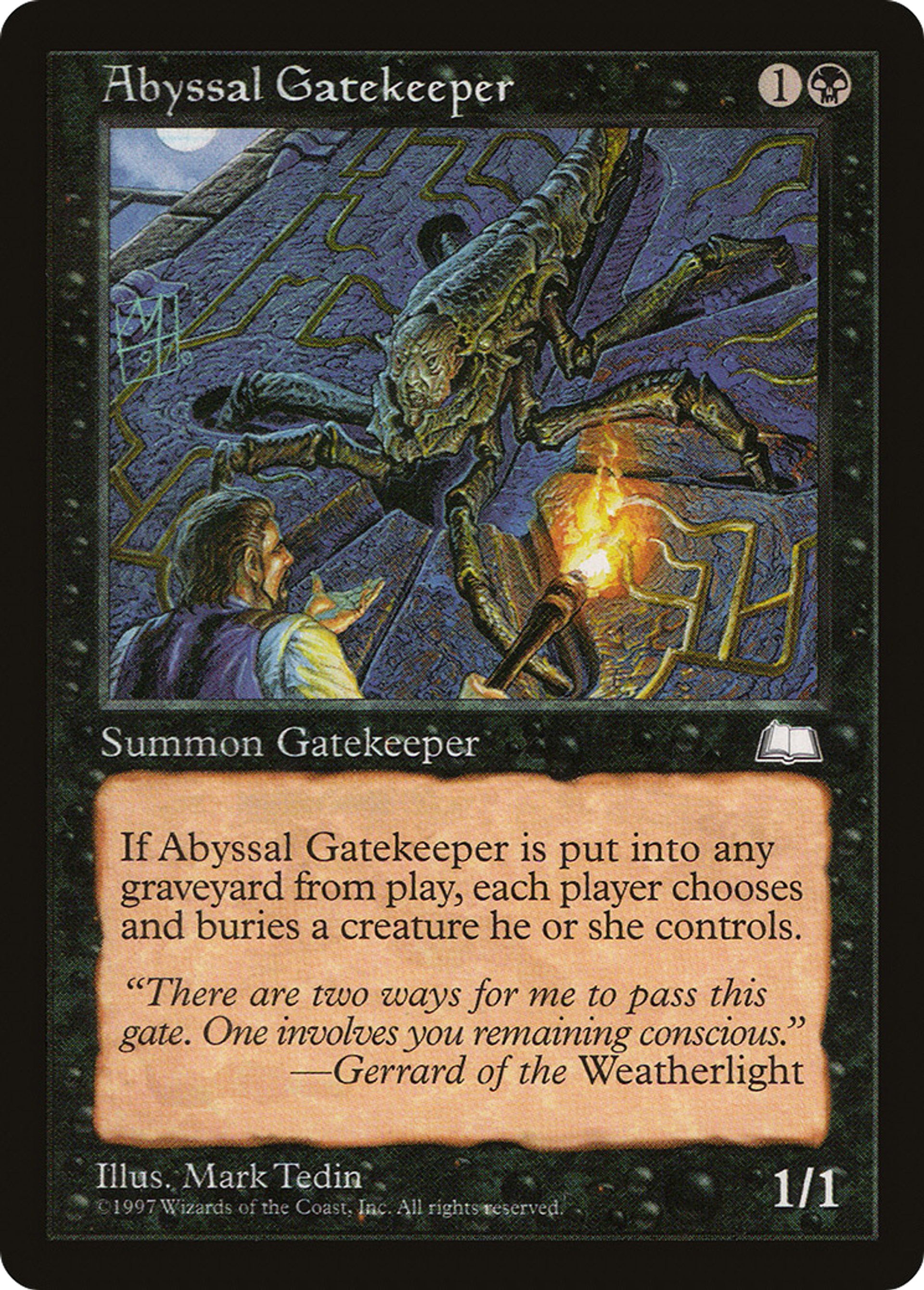 Abyssal Gatekeeper — Weatherlight — Magic: The Gathering