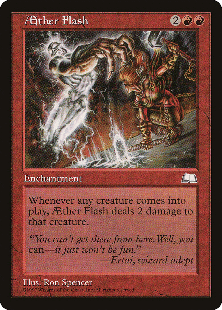 Aether Flash — Weatherlight — Magic: The Gathering