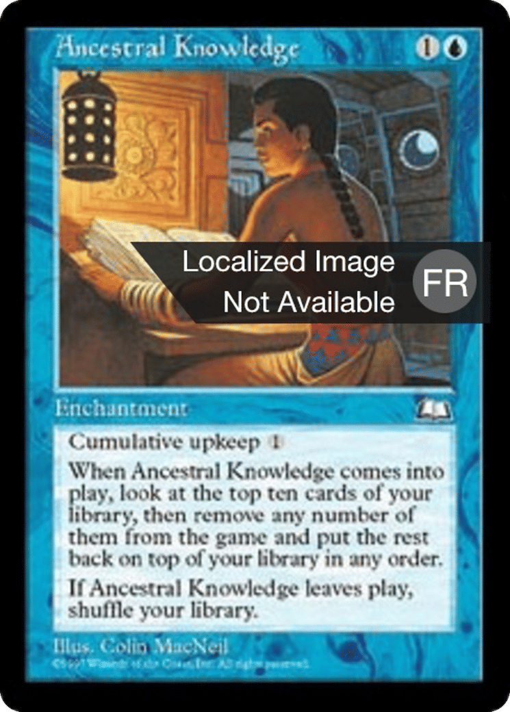 Connaissance ancestrale — Weatherlight — Magic: The Gathering