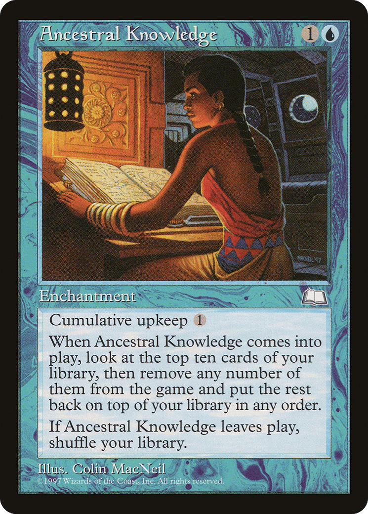 Ancestral Knowledge — Weatherlight — Magic: The Gathering