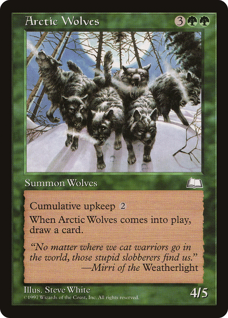 Arctic Wolves — Weatherlight — Magic: The Gathering
