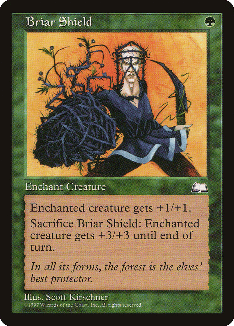 Briar Shield — Weatherlight — Magic: The Gathering