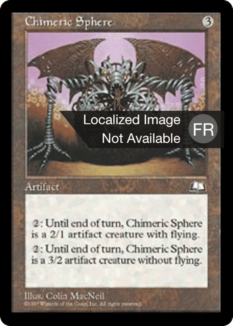 Sphère-chimère — Weatherlight — Magic: The Gathering