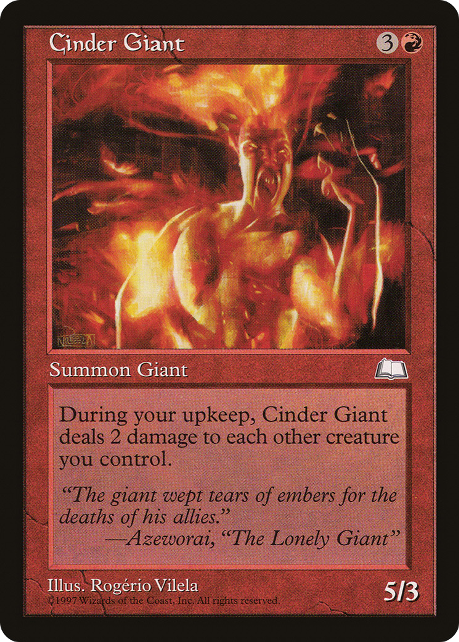 Cinder Giant — Weatherlight — Magic: The Gathering