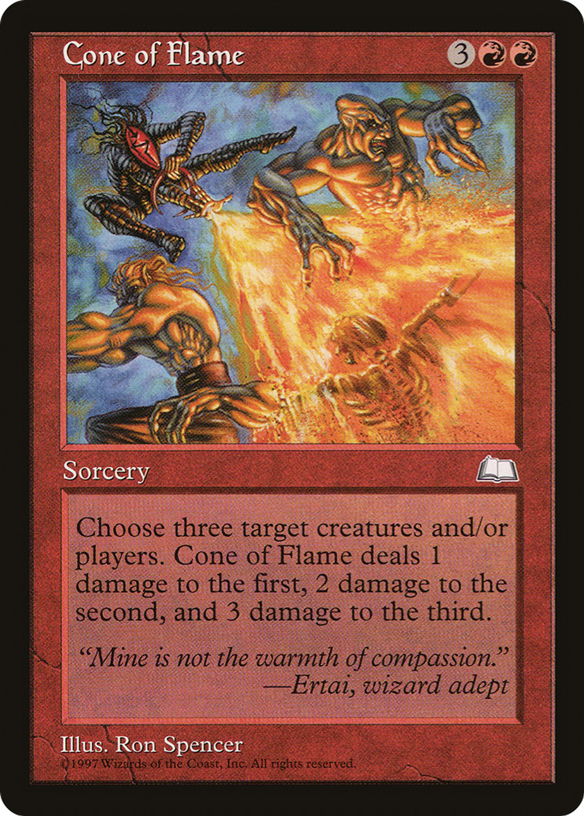 Cône de flammes — Weatherlight — Magic: The Gathering