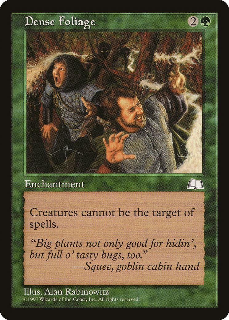 Dense Foliage — Weatherlight — Magic: The Gathering