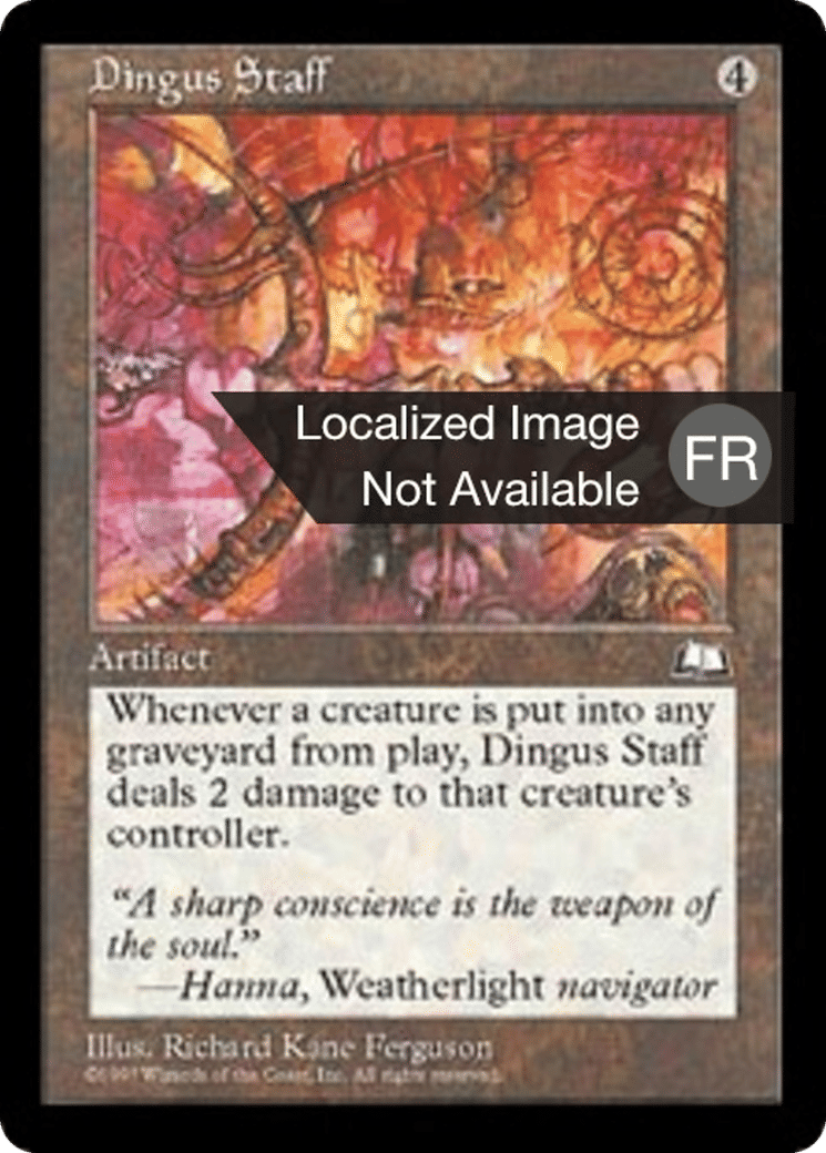 Bâton de dingus — Weatherlight — Magic: The Gathering