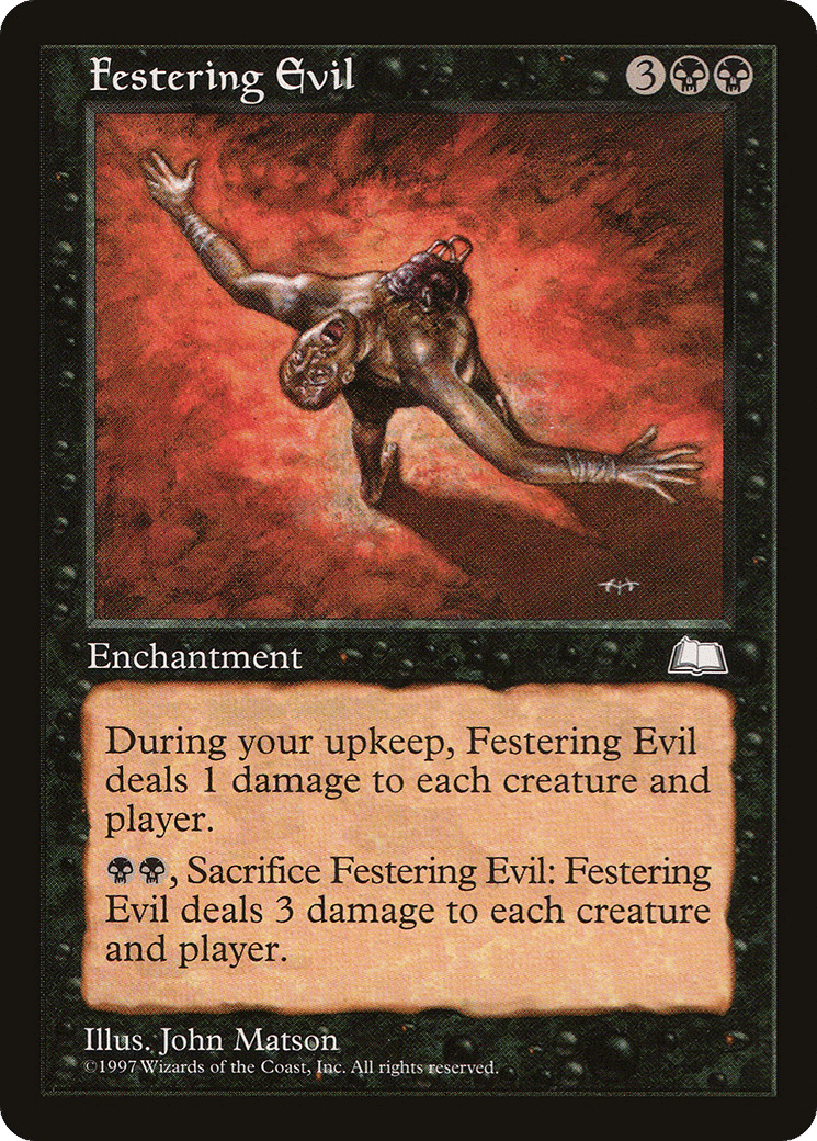 Festering Evil — Weatherlight — Magic: The Gathering