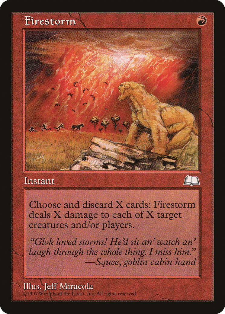 Firestorm — Weatherlight — Magic: The Gathering
