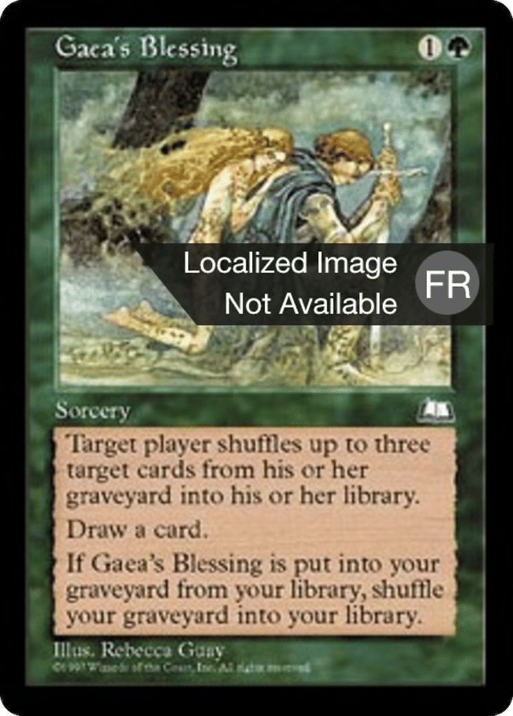 Bénédiction selon Gaia — Weatherlight — Magic: The Gathering
