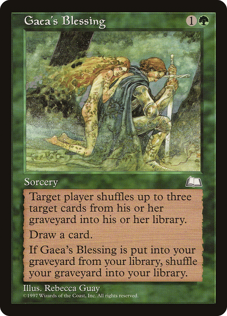 Gaea's Blessing — Weatherlight — Magic: The Gathering