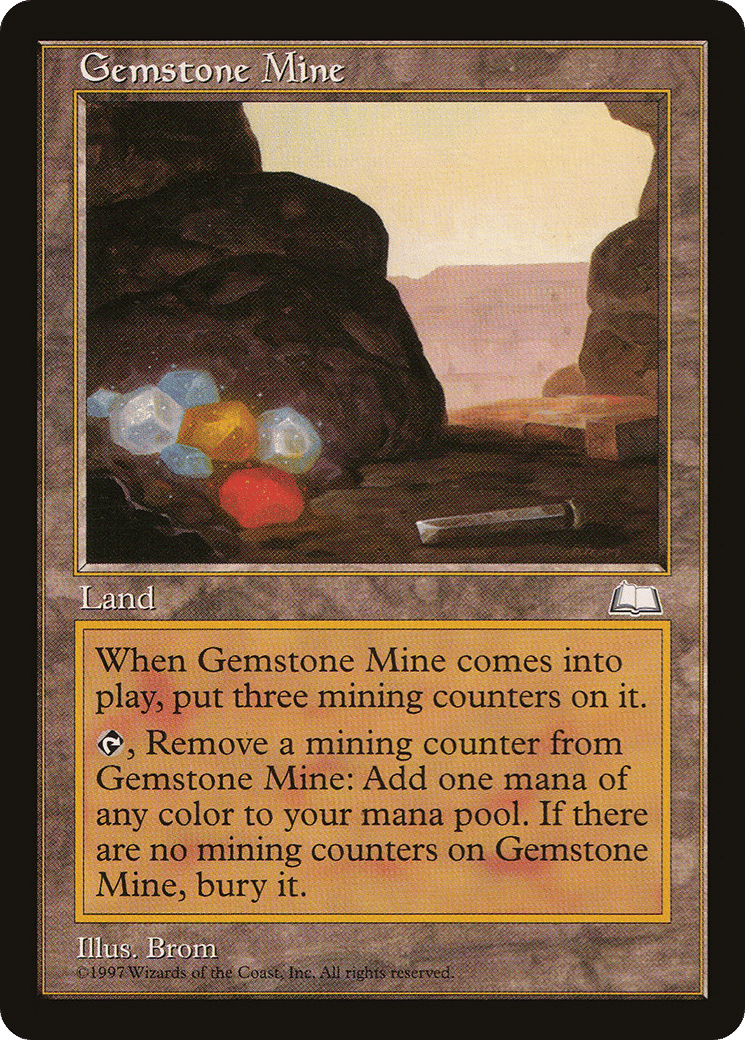 Gemstone Mine — Weatherlight — Magic: The Gathering