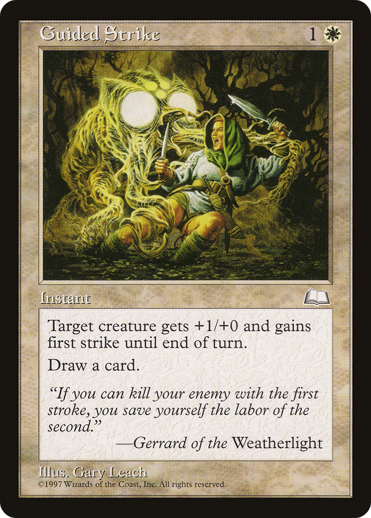 Guided Strike — Weatherlight — Magic: The Gathering
