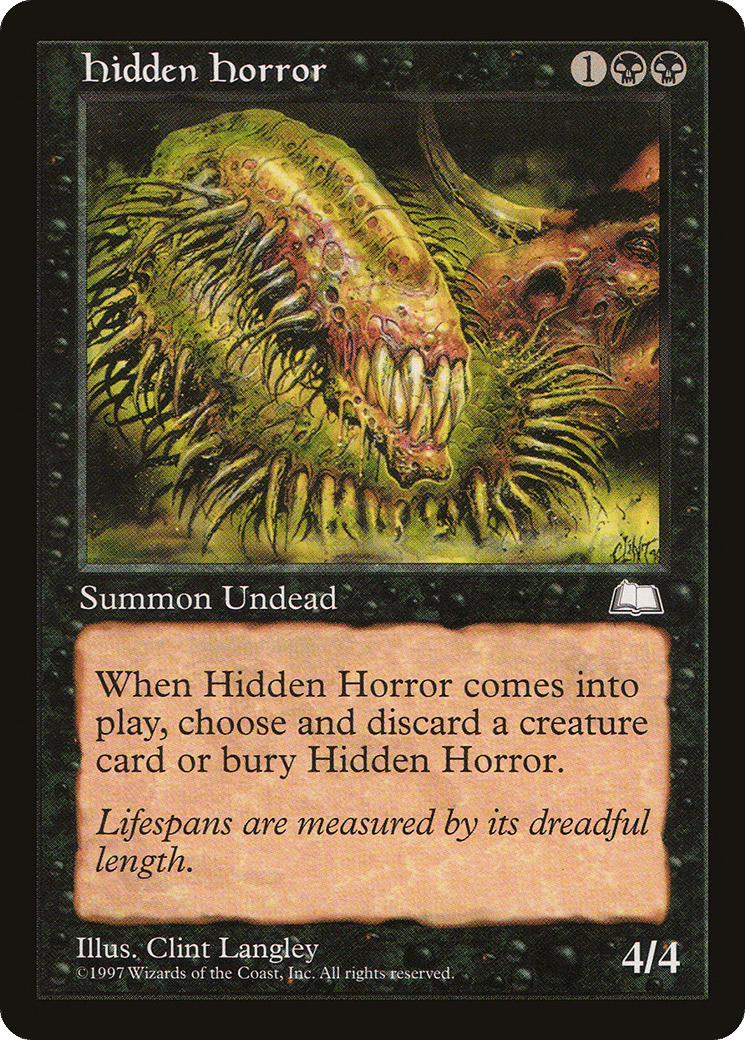 Hidden Horror — Weatherlight — Magic: The Gathering