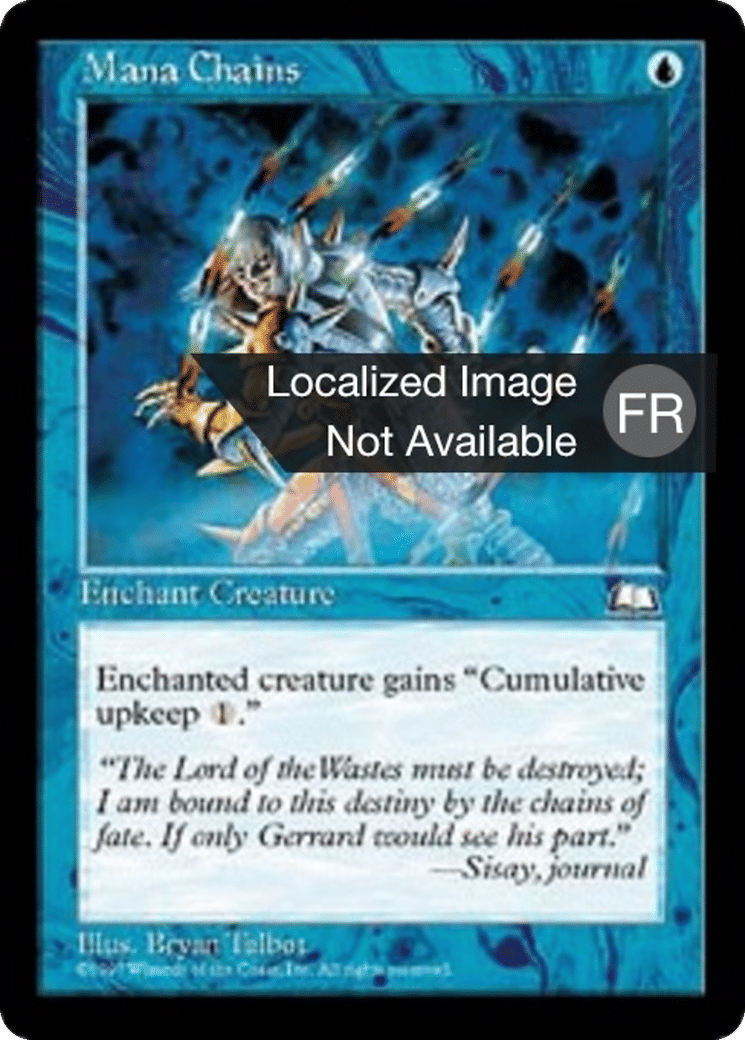 Chaînes de mana — Weatherlight — Magic: The Gathering