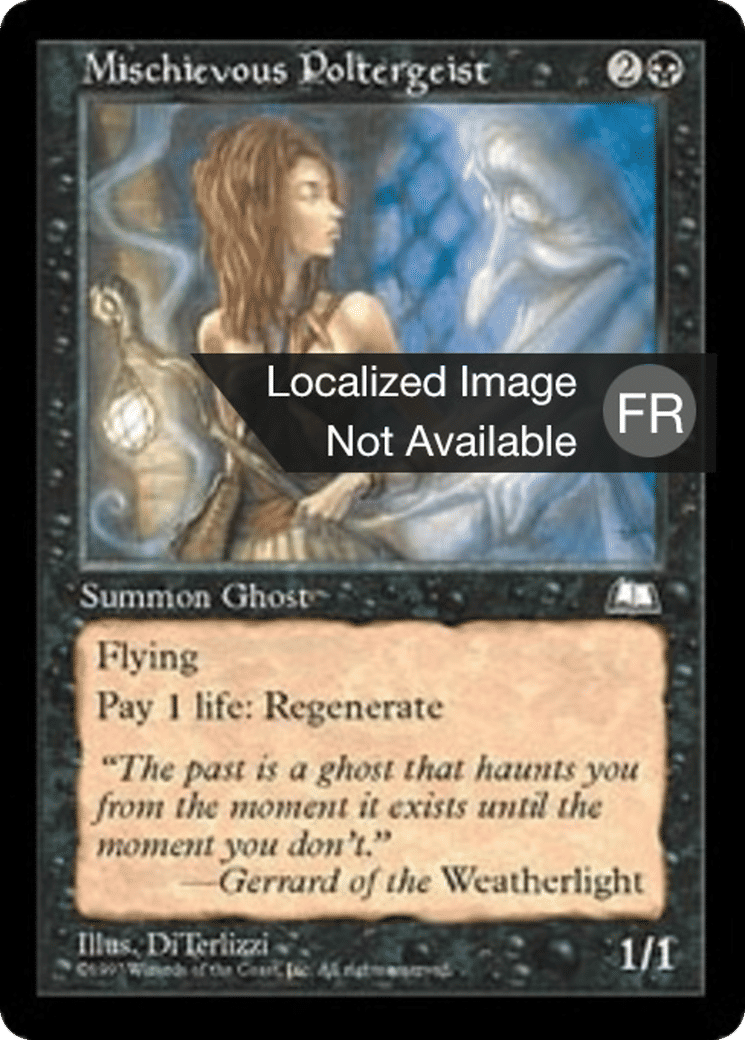 Poltergeist malicieux — Weatherlight — Magic: The Gathering
