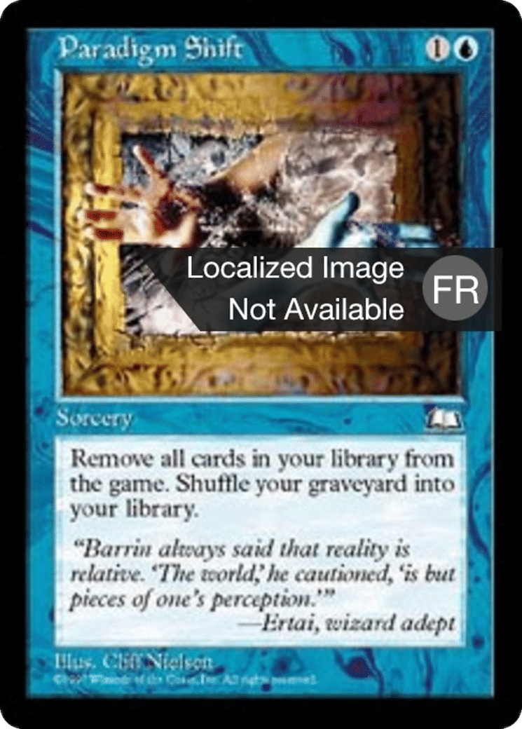 Changement de paradigme — Weatherlight — Magic: The Gathering