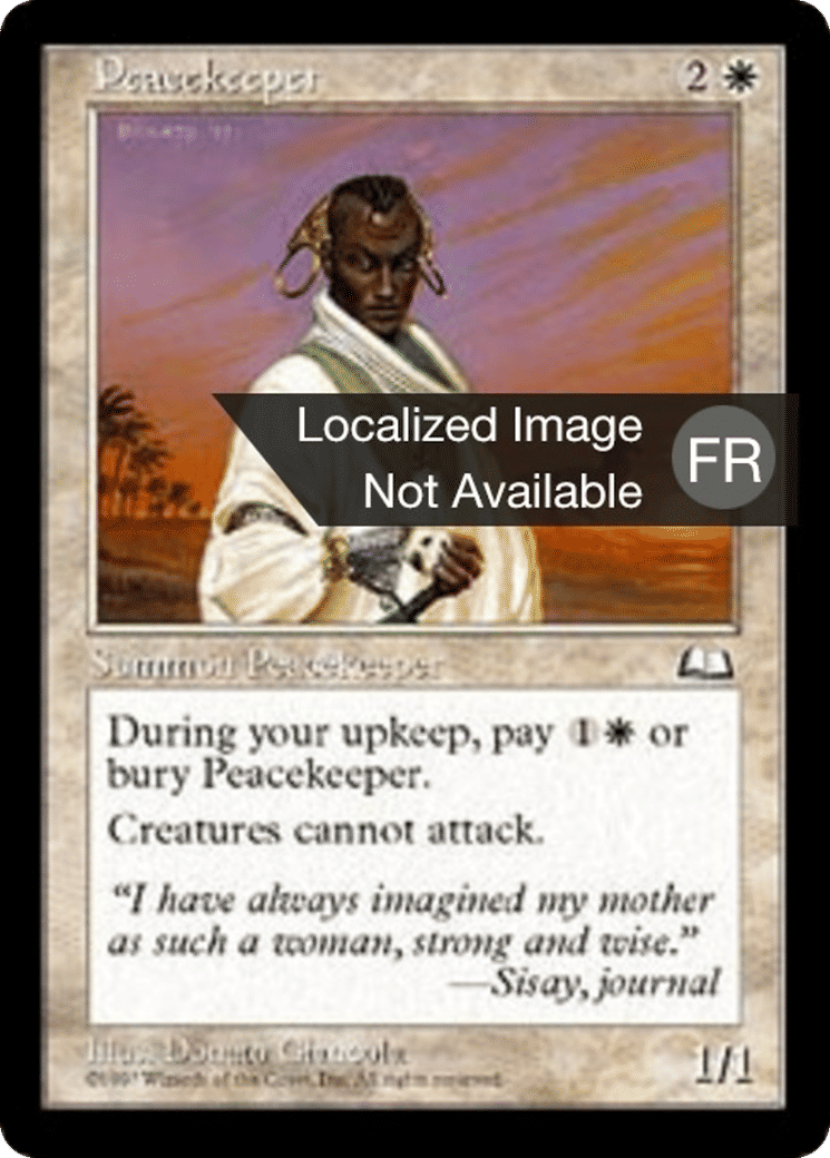 Garante de la paix — Weatherlight — Magic: The Gathering
