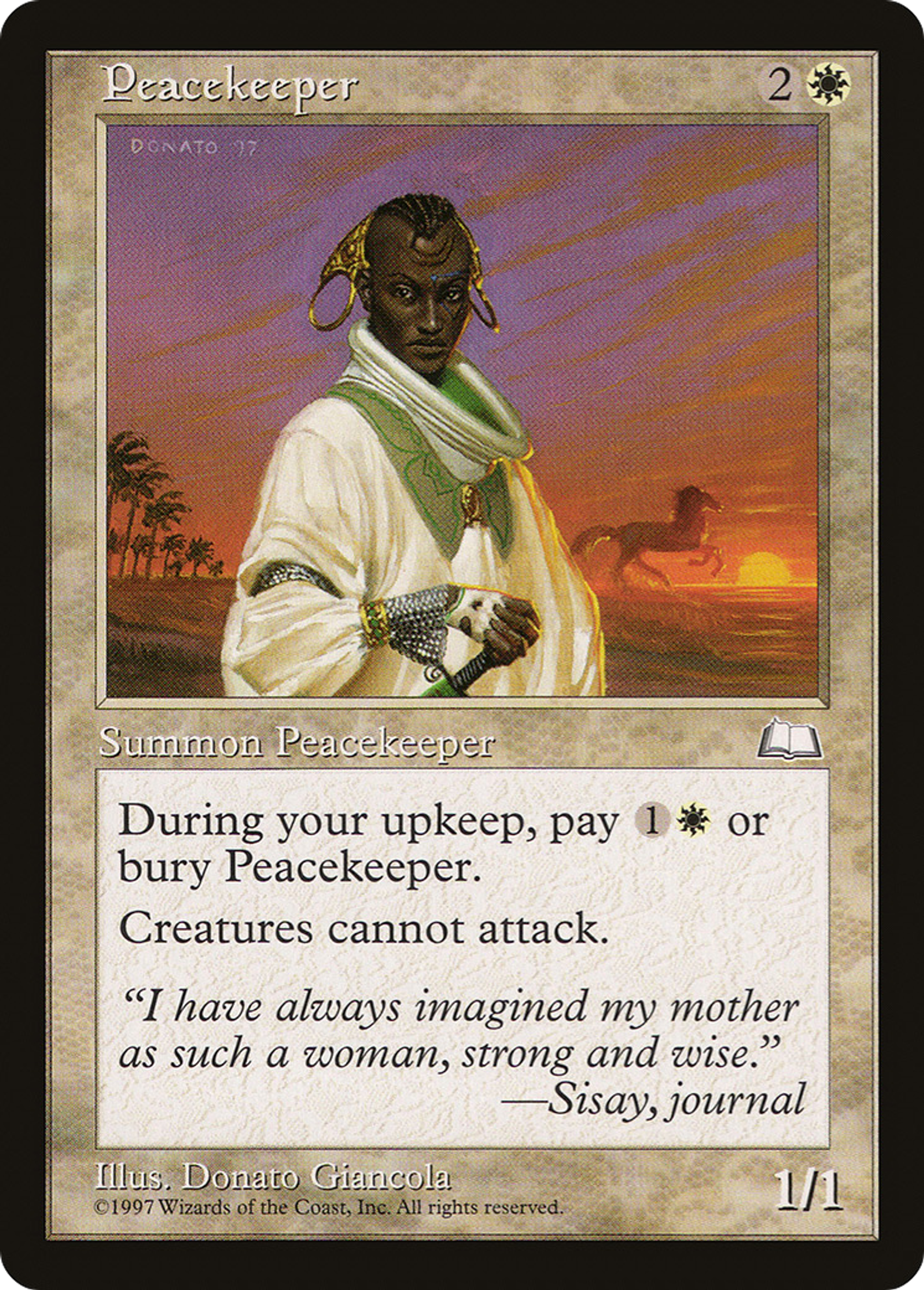 Peacekeeper — Weatherlight — Magic: The Gathering