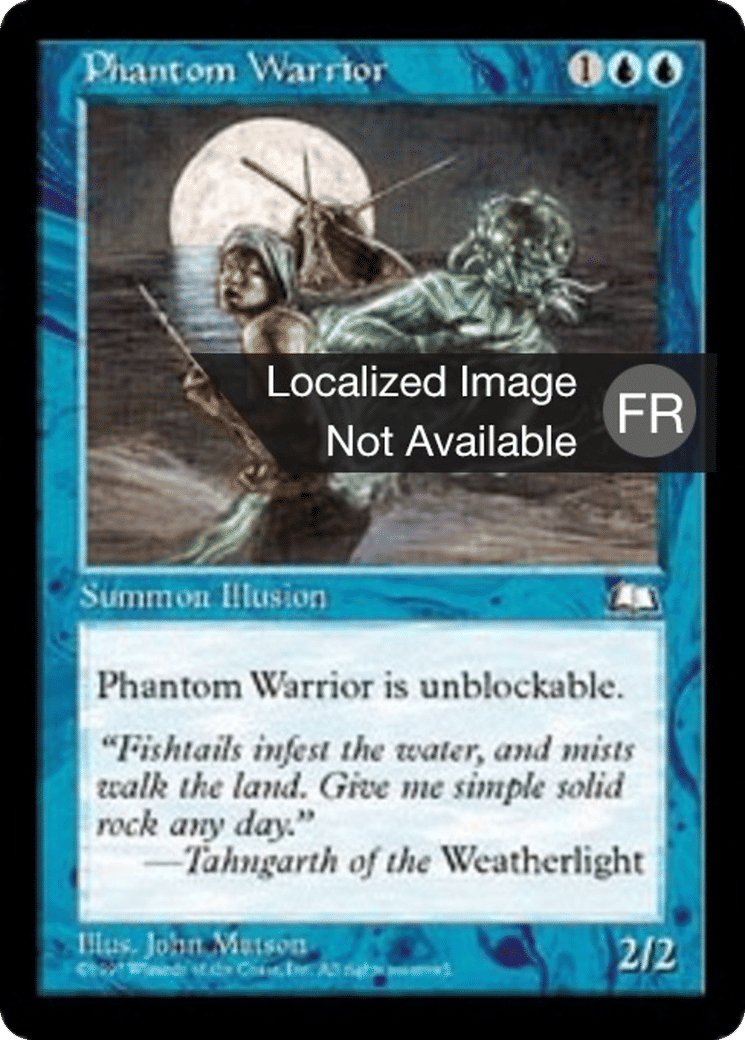 Guerrier fantomatique — Weatherlight — Magic: The Gathering