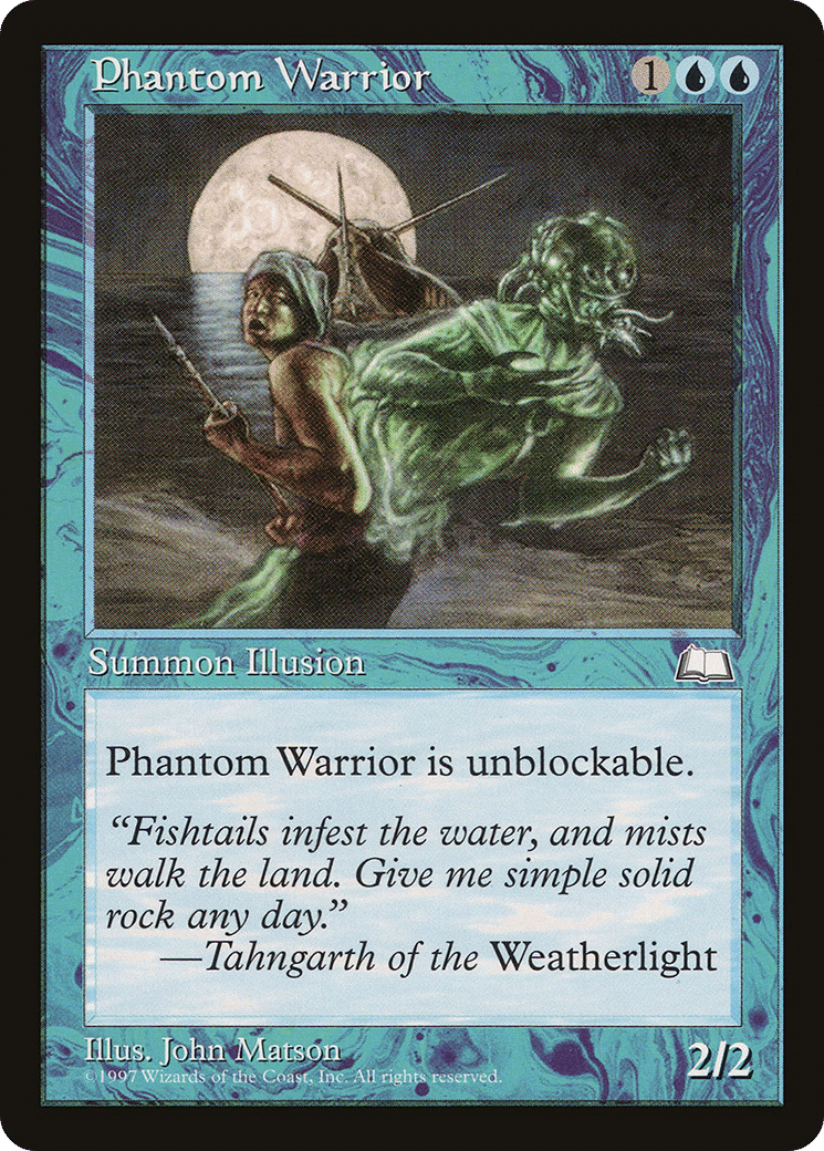 Phantom Warrior — Weatherlight — Magic: The Gathering