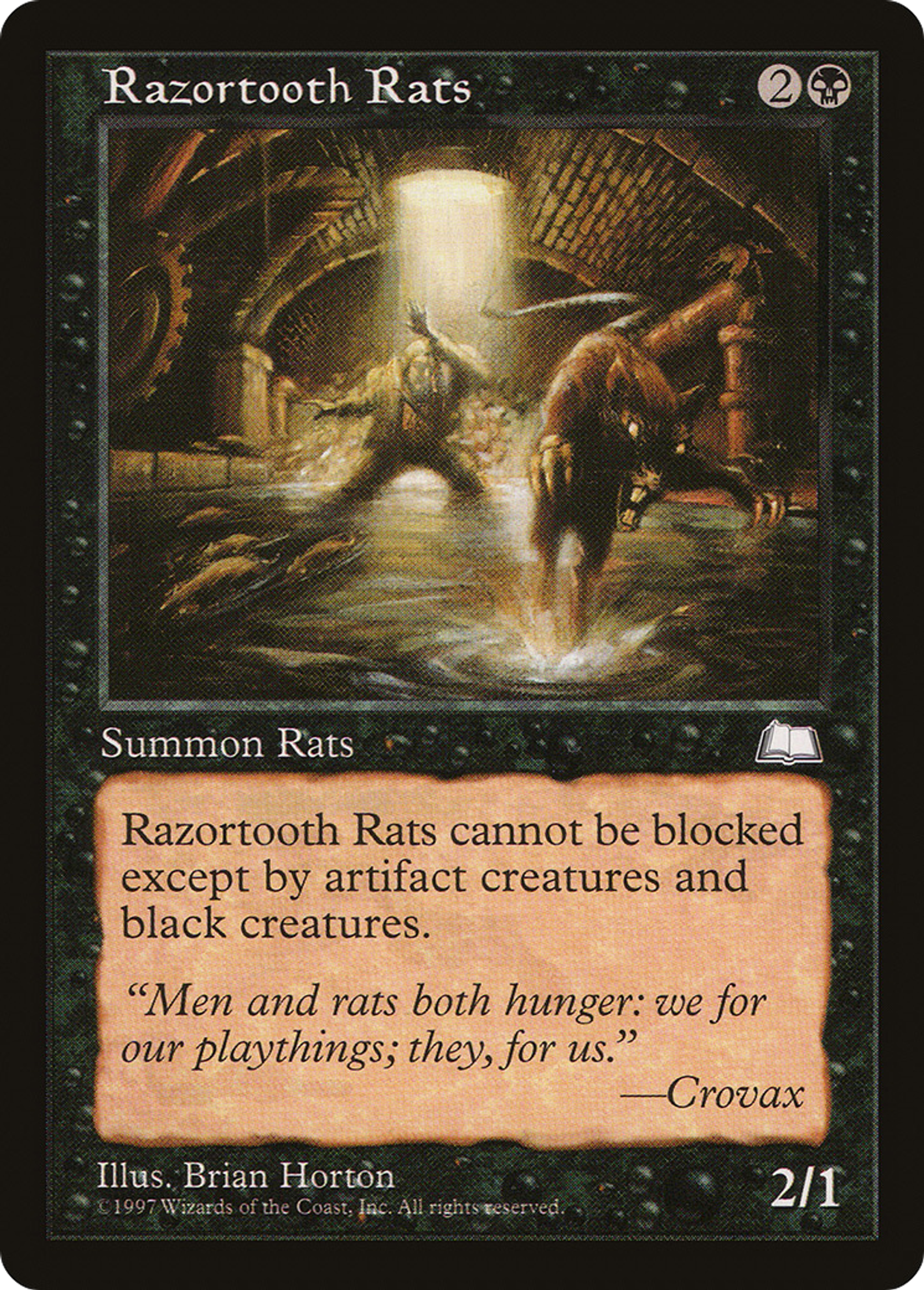 Razortooth Rats — Weatherlight — Magic: The Gathering