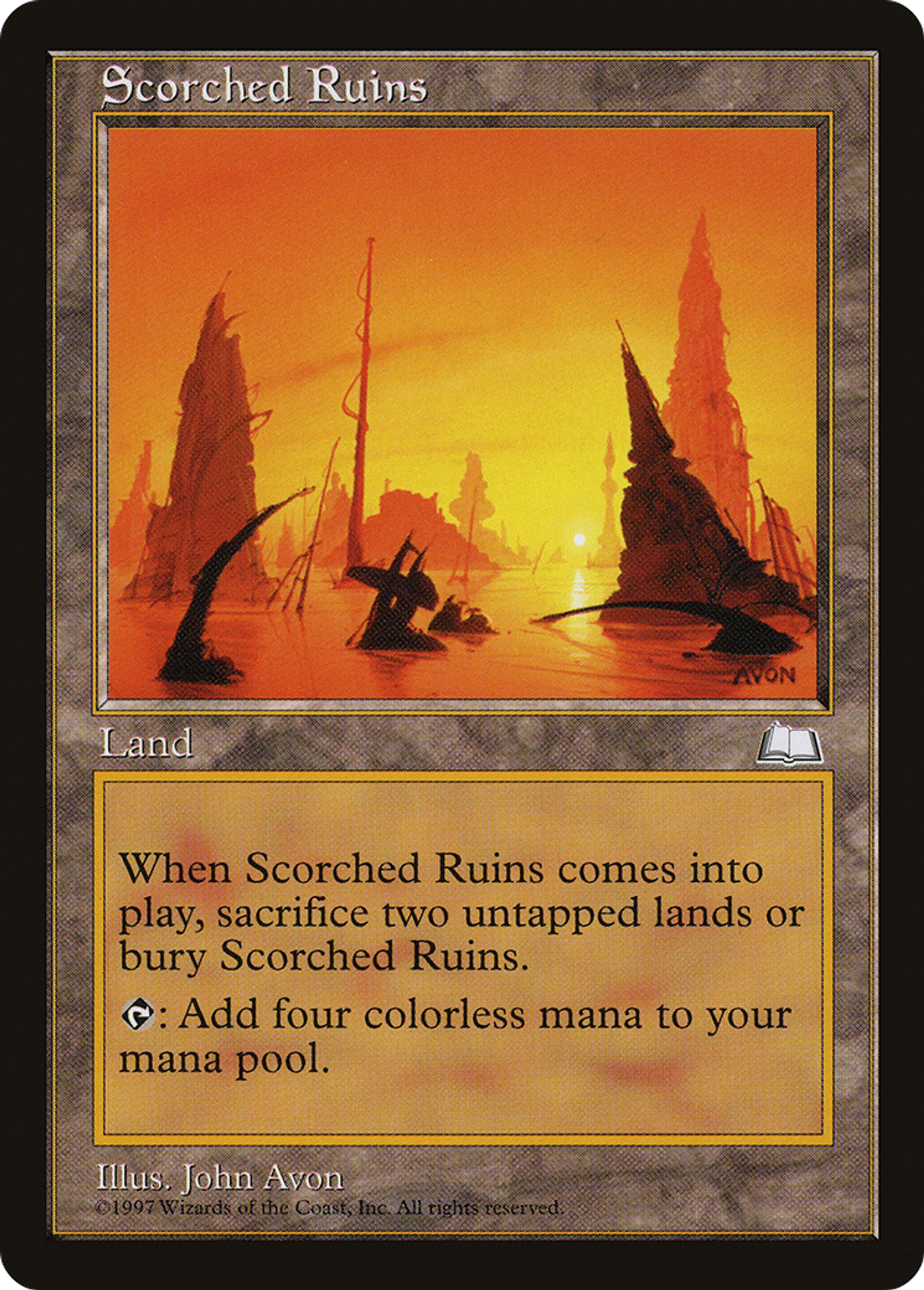 Scorched Ruins — Weatherlight — Magic: The Gathering