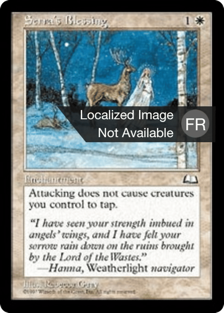Bénédiction selon Serra — Weatherlight — Magic: The Gathering