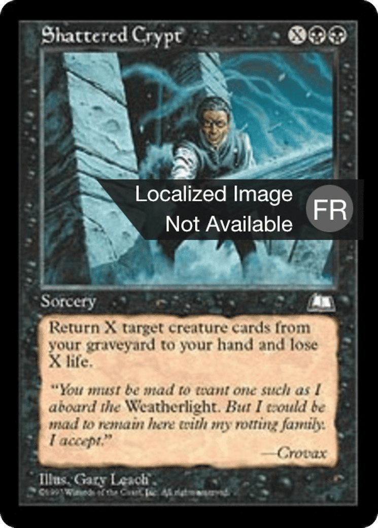 Crypte fracassée — Weatherlight — Magic: The Gathering