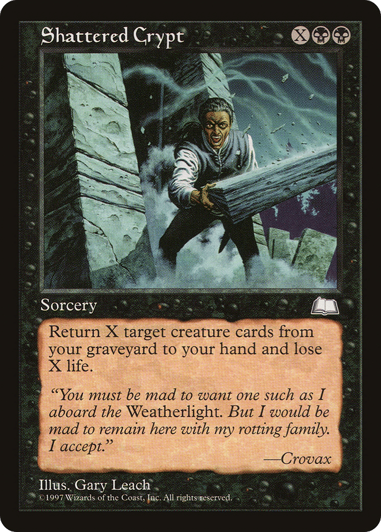 Shattered Crypt — Weatherlight — Magic: The Gathering